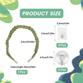 Wzttdm Snake Climbing Rope, Snakes Enrichment Toys, Ball Python Tank Accessories, Snake Enclosure Decor for Ball Python Small Reptile