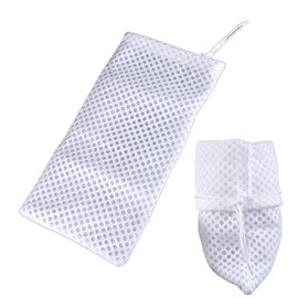 Craftsboys Aquarium Honeycomb Filter Socks, Aquarium Fish Tank Drawstring Filtration Sump Breathable Filtration Filter Cotton Water Cleaning (18*28cm, Honeycomb anti-overflow)