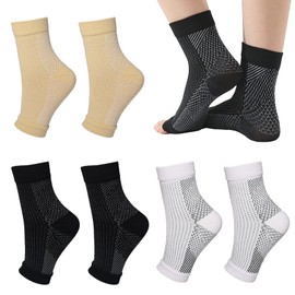 ZYEKIU 3 Pairs Compression Socks Plantar Fasciitis Compression Socks Compression Socks Men Compression Socks Women for Swelling Varicose Veins Comfort Relief for Compression Stockings Women