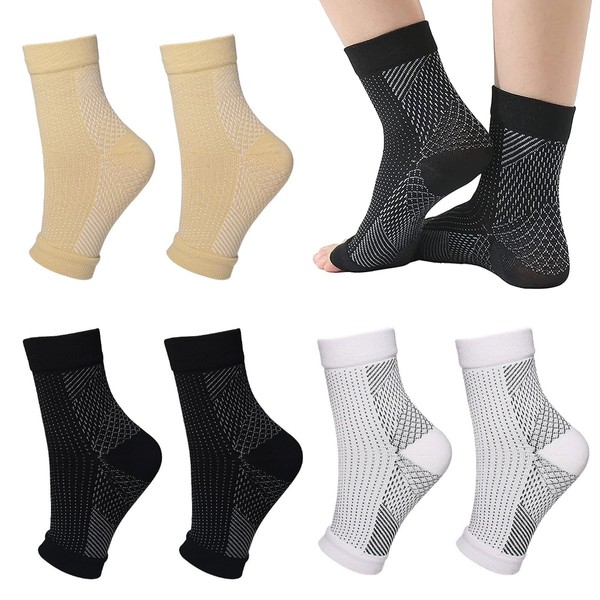 ZYEKIU 3 Pairs Compression Socks Plantar Fasciitis Compression Socks Compression