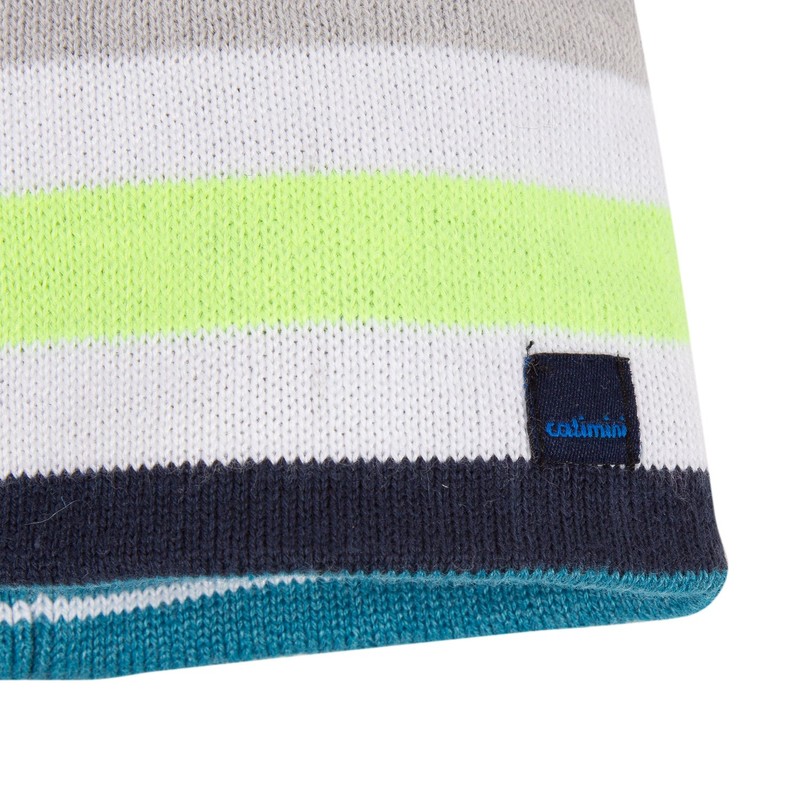 Catimini Baby Boys Bonnet Pour Knitted Hat, Blue (Dark Blue