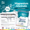 Magnesium Glycinate 3-in-1 Complex 1813mg - 120 Vegan Capsules -