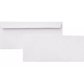 Unbranded No #10 Peel and Self-Seal White Letter Mailing Envelopes Security 4-1/8 x 9-1/2 - 200 Stamped Envelopes
