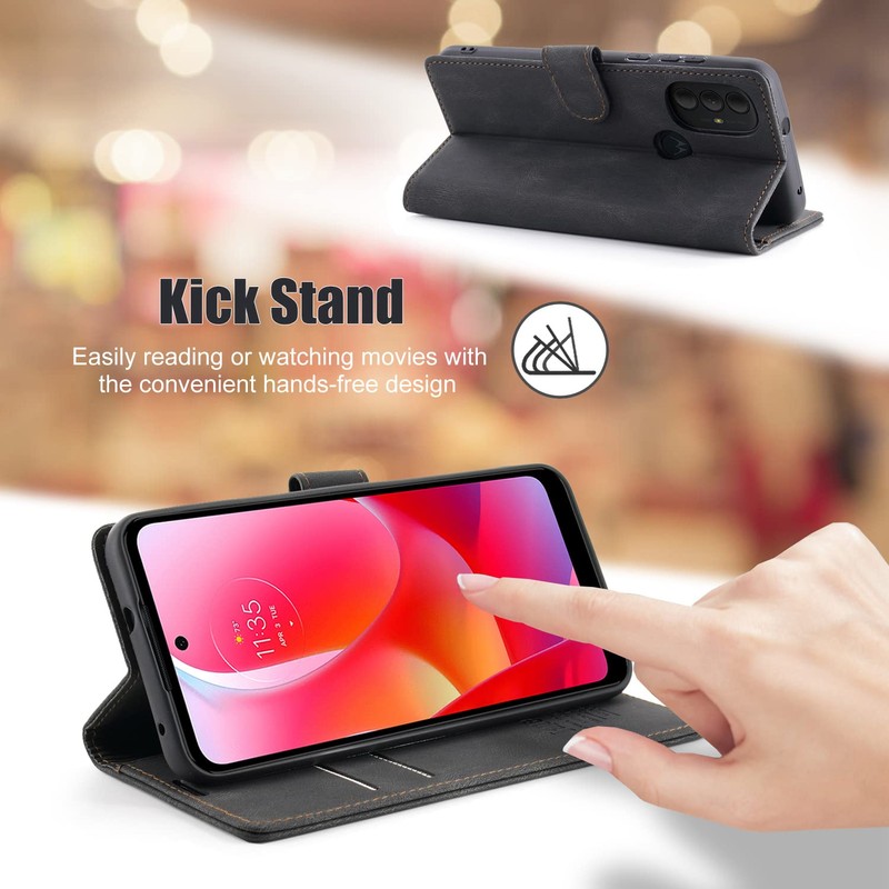 Moto G Power 2022 Wallet Case with [RFID Blocking] Card