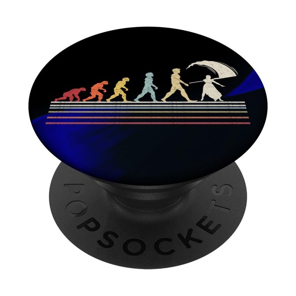 Retro Evolutionary Progression Funny Graphic Tees Gifts For PopSockets Standard