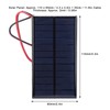 DC 6V 1W Panel Solar Placa de Cargador Solar Módulo