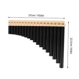 FRCOLOR Pipe Pan Flute Traditional Chinese Wind Instrument for Beginners and Students Sound Teaching Tool for School Bands Professional Performance and Practice