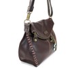 CHALA Charming Crossbody Bag with Zipper Flap Top and Metal