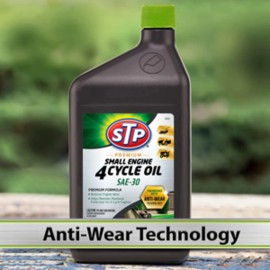 STP Premium Small Engine 4 Cycle Oil Formula, SAE-30 Small Engine Oil 32oz