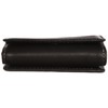 Kanazaichi Kyurokuichi Vegetable Leather Trifold Wallet, Unisex, Black
