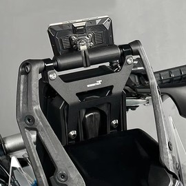 FREAXLL for TENERE 700 2020-2024 Navigation Bracket Motorcycle GPS Telephone Dash Stabilizer Mount for YAM&AHA Tenere 700 Rally T7 / T700 2020 2021 2022 2023 2024 - Black