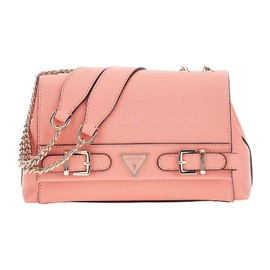 GUESS Levante Convertible Xbody Flap Bag Coral, coral