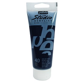 Pebeo 100 ml Studio Acrylic Paint, Payne's Grey
