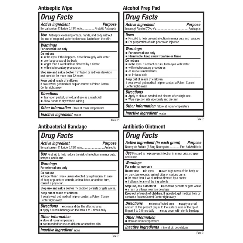 Equate 16WAL01376REV1 All-Purpose 85-Piece First Aid Kit