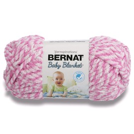 Bernat Baby Blanket Super Chunky Polyester Knitting Yarn 100g - 47412 Pink Twist