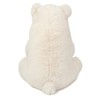 Teddy Hermann 91546 Polar Bear Sitting 35 cm, Cuddly Toy,