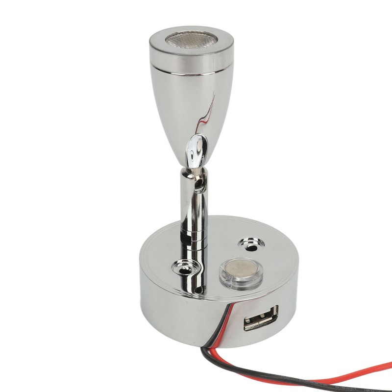DC 10‑30V RV Reading Lamp Touch Control Adjustable Brightness Interior