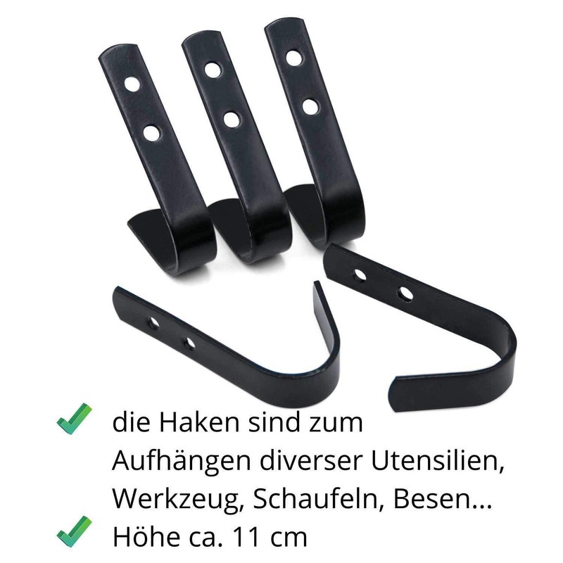 AMKA Bridle Holders, Bridle Hooks, Pack of 5, Wall Hooks,