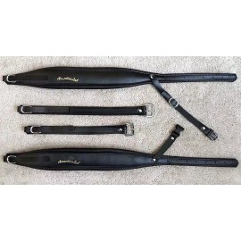 Genuine Accordion Replacement Parts Pro. Accordion 7cm (almost 3") Shoulder Straps - Genuine Leather, NEW, Size C