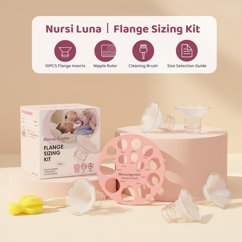 Nursi Luna Flange Inserts 10PCS 13/15/17/19/21mm for 24mm Flanges/Shield of