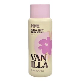 VICTORIA'S SECRET PINK VANILLA MILKY SOFT BODY WASH EXFOLIANT 12 oz NEW