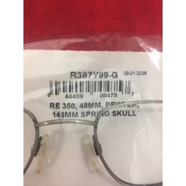 Randolph Engineering 5 Pair Randolph Engineering R387Y99-G Pilot Pewter Frames 48-145mm Spring Skull