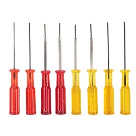 Mini Screwdriver Set - 8 Piece Needle Screwdriver with Hex Socket - Sewing Machine Tool Set - 1.5mm/1.6mm Ball Head Screwdriver for Sewing and Household
