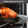 Granite Roasting Pan, 18” Enameled Roasting Pan with Domed Lid.