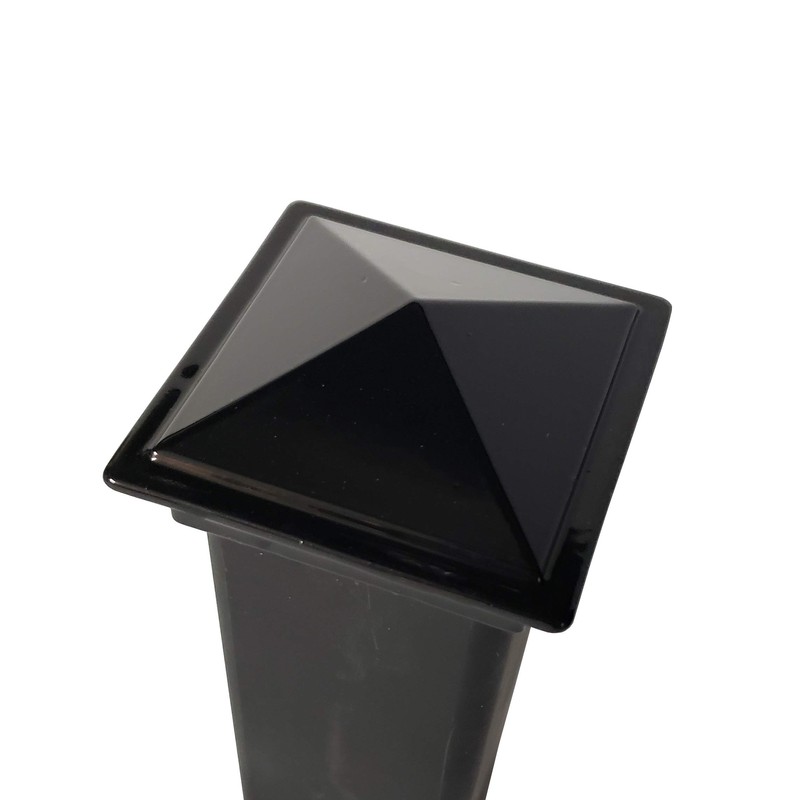 2" x 2" Aluminium Pyramid Post Cap for Metal Posts