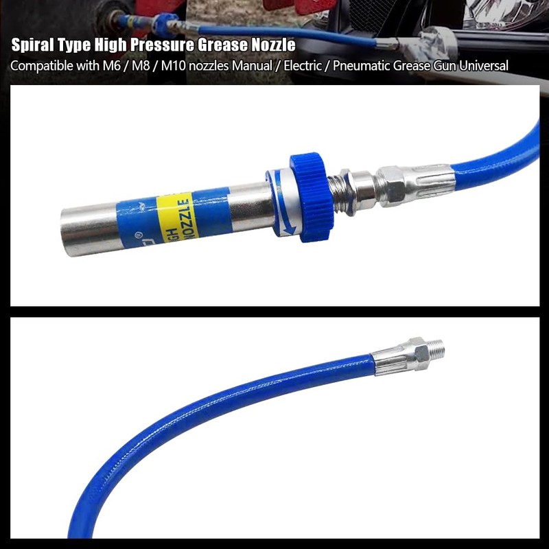 NAJING High Pressure Grease Coupler, Lock Clamp Type Grease Nozzles,