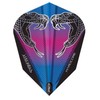 RED DRAGON Peter Wright V-Standard Snake Black Transparent Dart Flights