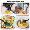 cobee 2Pcs Silicone Flexible Forks, 11.6 Inch Heat Resistant Cooking