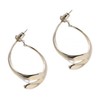 BESPORTBLE 1 Pair Curved Drop Earrings for Women Cross Linear