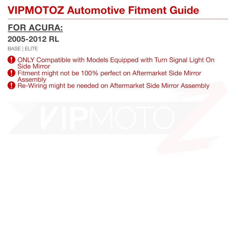 [Sequential Turn Signal] VIPMOTOZ Full LED Side Mirror Light Indicator