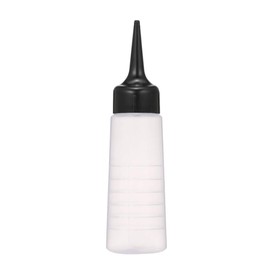Botella de tinte para el cabello de 150 ml, botella mezcladora de Color para el cabello, botella aplicadora de Color para el cabello con punta inclinada negra