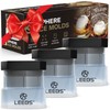 Silicone Freezer Press Sphere Ice Ball Maker Mold, 3 Pack