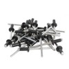 ISPINNER 100pcs 1/8" x 3/8" Aluminum Blind Rivets, 3.2 x