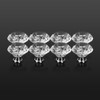 16Pcs Crystal Glass Cabinet Knob Diamond Shape 40mm Drawer Cupboard