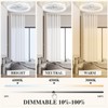 DIAMONDFORGE Ceiling Fans with Lights and Remote Fandelier - 20"