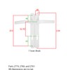 Hoppe Asgard Door Handle 203mm Screw Fix 92pz Old Everest