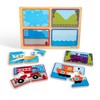 Melissa & Doug Natural Play Wooden Puzzle: Ready, Set, Go