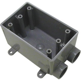 PVC Field Service Split 1 Gang Box, 1/2-In.