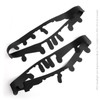 Areyourshop Headlight Lens Replacement Black Trim Gaskets for 2005-2013 C6
