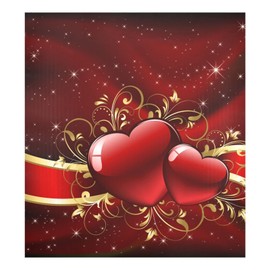 xigua Valentine's Day Heart Dishwasher Magnet Cover Decorative Magnetic Door Cover Front Dishwasher Cover Decoration Home Kitchen Cabinet Decor Magnetic Panel Sticker for Kitchen,23x26inch
