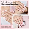 Modelones Dip Powder Nail Kit, 4 Colors Clear Nude White