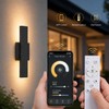 OUVR Outdoor LED Wall Light, Modern Exterior Sconce, Waterproof Porch