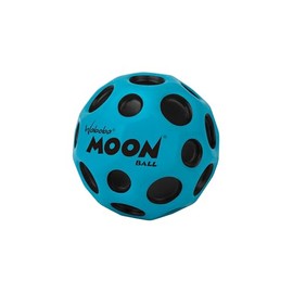 Sunflex® x Waboba® Moon Ball Blue | Jumping Ball | Jumping Rubber Ball | Play Ball | Ball Crater Creates Popping Sound | Easy to Grip | Bouncing Ball for Children