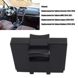 Center Console Cup Holder Insert Compatible with Forester 2014-2018 WRX 2019-2021 Legacy 2010-2014 Outback 2010-2014, Replaces 92118AJ001 92118AJ000 92118AJ00A 92118AJ00B