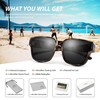 URUMQI Sunglasses for Glasses Wearers Women's UV400 Protection Anti-Glare Over-Top