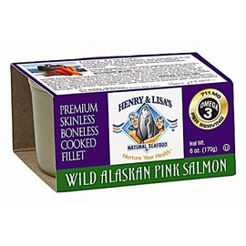 Henry & Lisa's Natural Seafood Wild Alaskan Pink Salmon -- 6 oz - 2 pc
